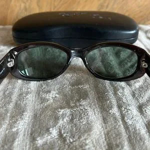 Ray Ban RB 4135 714/13 Oval  Brown Sunglasses 3N prescription attached Ray Ban RB 4135 714/13 Oval Brown Brown Sunglasses 3N Frame  main image 4